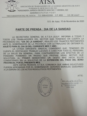 Dia de la sanidad