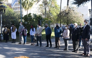 Izamiento de banderas en el marco de la semana de Jujuy