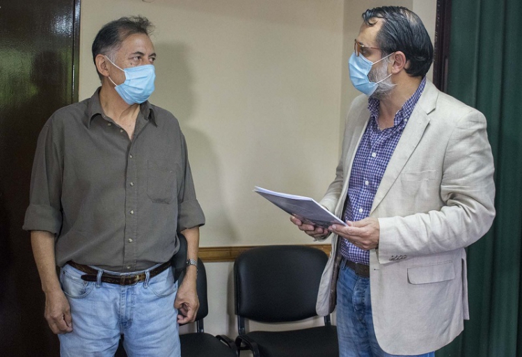 Entregaron minuta de declaraci&oacute;n al escritor juje&ntilde;o Mario Rocabado