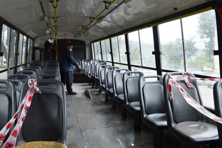 Se cumplen y supervisan medidas sanitarias en el transporte p&uacute;blico provincial
