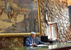 Haquim particip&oacute; de un encuentro con el embajador de argentina en estado unidos