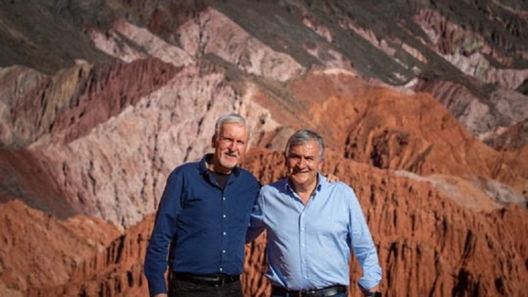 Gerardo Morales y el cineasta James Cameron compartieron su visi&oacute;n de desarrollo sustentable