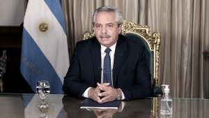 Alberto Fern&aacute;ndez abog&oacute; por "un nuevo contrato global, inclusivo y sostenible"