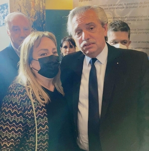 Diputada Ju&aacute;rez Orieta particip&oacute; de acto presidido por el Presidente Alberto Fern&aacute;ndez