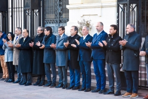 El vicegobernador Alberto Bernis particip&oacute; del acto por el D&iacute;a del Himno Nacional Argentino