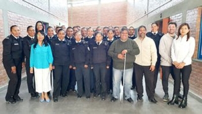 Pr&oacute;ximos egresados de la polic&iacute;a intercultural con enfoque de discapacidad