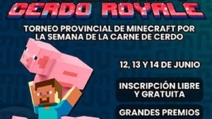 Semana de la Carne de Cerdo: llega el torneo virtual "Minecraft Cerdo Royale"