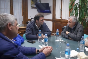 Morales se entrevist&oacute; con el Intendente de Nueve de Julio