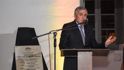 Plan Maestro Plurianual: Gerardo Morales inaugur&oacute; la obra civil del Cabildo Hist&oacute;rico de Jujuy