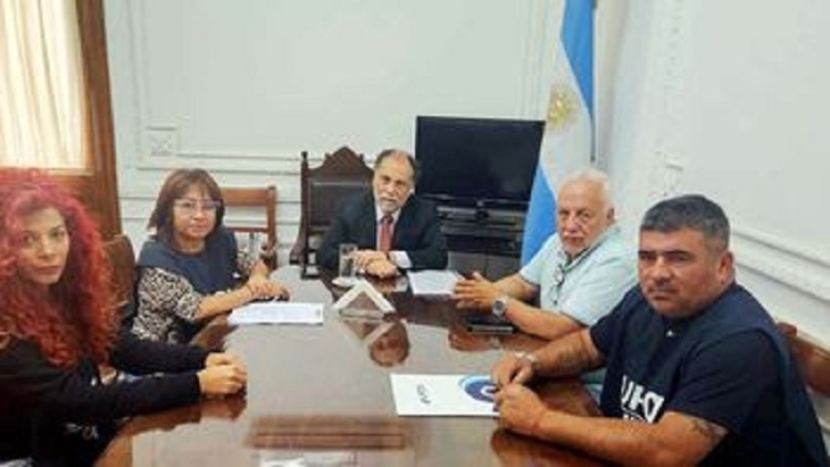 Reuni&oacute;n con el gremio Uni&oacute;n del Personal Civil de la Naci&oacute;n