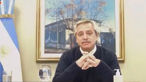 Fern&aacute;ndez participa de videoconferencia con l&iacute;deres latinoamericanos y el FMI