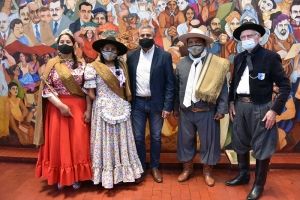 Haquim recibi&oacute; la visita protocolar de dirigentes de la confederaci&oacute;n gaucha argentina