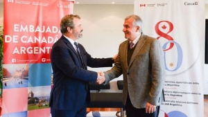 Morales y el Embajador de Canad&aacute; preparan la participaci&oacute;n de Jujuy en la Convenci&oacute;n Minera de Toronto