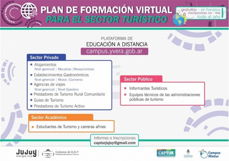 Prestadores participan de los cursos on line de Turismo Naci&oacute;n