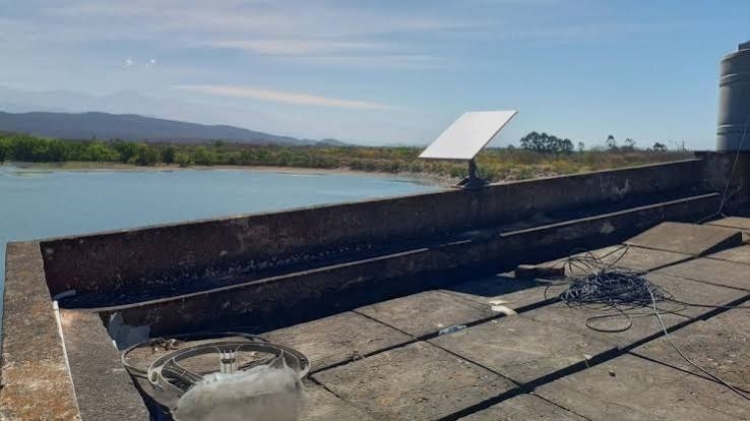 H&iacute;dricos incorpor&oacute; conectividad satelital en los diques del sistema Las Maderas