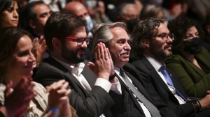 Fern&aacute;ndez y Boric compartieron un concierto y una cena por la hermandad argentino-chilena