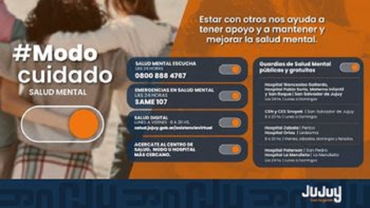 Modo cuidado: prevenir el suicidio es posible