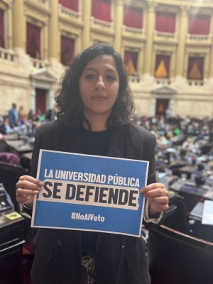 Leila Chaher: &ldquo;Milei y Macri una vez m&aacute;s negaron el financiamiento a las universidades&rdquo;