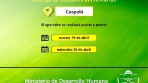 Programa "Comer en Casa": entrega de unidades alimentarias