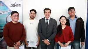 Estudiantes presentaron a Sadir los informes de sus primeras pr&aacute;cticas profesionales en JEMSE