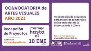 Extienden la convocatoria para las Muestras Temporales 2023