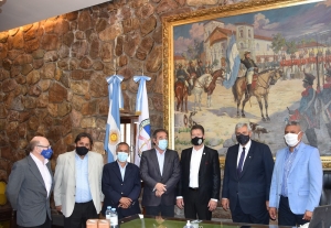 El vicegobernador de Jujuy recibi&oacute; la visita del intendente de la ciudad de Bell Ville