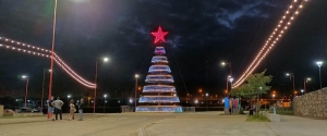 Mega &aacute;rbol de Navidad en Ciudad Cultural e iluminaci&oacute;n en edificios para disfrutar a cielo abierto