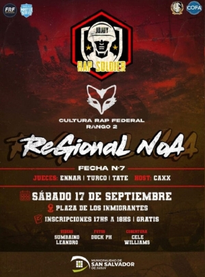 Gran evento regional de freestyle en plaza de los inmigrantes