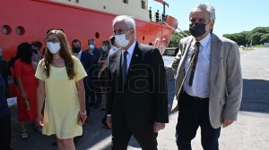 Filmus, Taiana y Cafiero presentaron el observatorio oceanogr&aacute;fico del "Almirante Ir&iacute;zar"