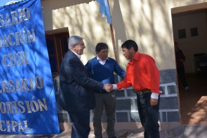 Haquim acompa&ntilde;&oacute; al pueblo de Cusi Cusi al cumplirse 84 a&ntilde;os de su fundaci&oacute;n y 34 de Comisi&oacute;n Municipal
