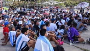 Juje&ntilde;os vivieron el triunfo argentino en la pantalla gigante de Ciudad Cultural