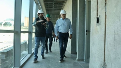 Morales verific&oacute; las obras en franco progreso del Cabildo