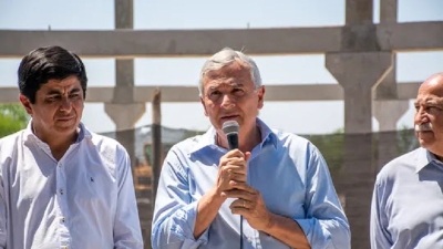Morales pidi&oacute; en La Mendieta apoyar el modelo de Estado presente para garantizar derechos