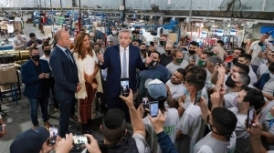 Fern&aacute;ndez: "Estamos para cuidar a los trabajadores argentinos"