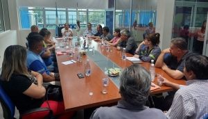 El directorio de Agua Potable coordin&oacute; acciones con los jefes regionales de toda la provincia