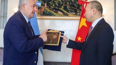 Morales y el nuevo Embajador de China en Argentina abordaron la ampliaci&oacute;n de Cauchari
