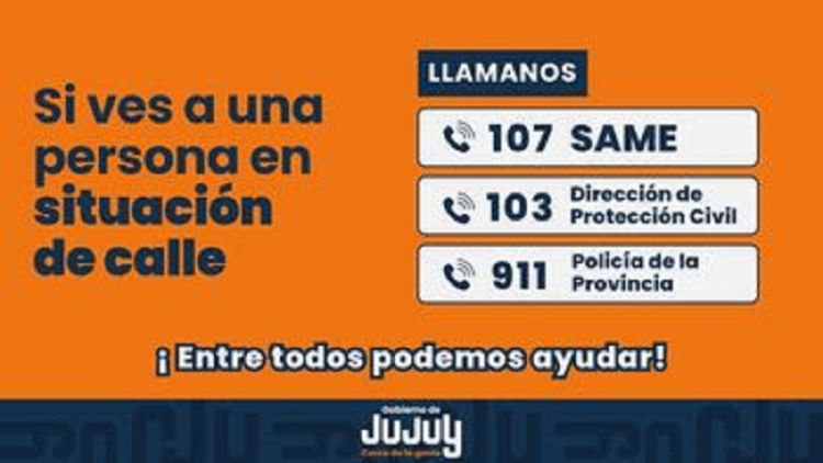 Personas en situaci&oacute;n de calle: Jujuy fortalece la articulaci&oacute;n provincial y nacional para implementar la ley 27.654