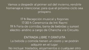 Fiesta del Sol: Casa Mocha celebra el Inti Raymi con una jornada cultural y musical