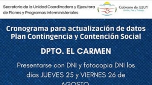 Actualizaci&oacute;n de datos en Perico
