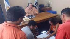 Funcionarios del Ministerio de Gobierno visitaron Yuto