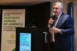 Morales reafirm&oacute; la agenda sustentable de Jujuy en la transici&oacute;n energ&eacute;tica mundial ante partidos verdes de am&eacute;rica