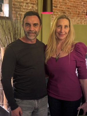 Ezequiel Atauche estuvo con Karina Milei y Mart&iacute;n Menem