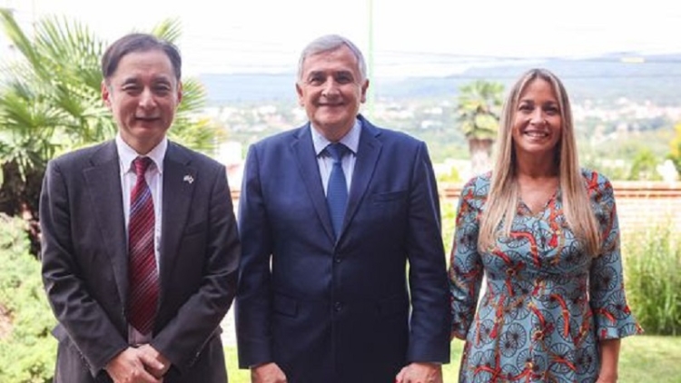 Morales se reuni&oacute; con el Embajador de Jap&oacute;n