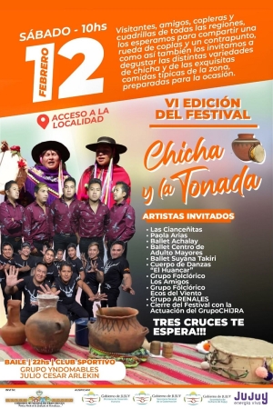 Festival de "la Chicha y la Tonada" en Tres Cruces