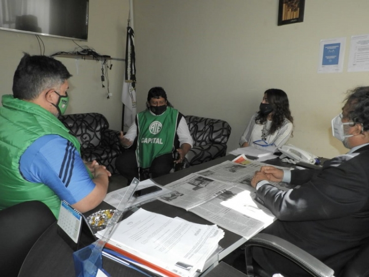 Reuni&oacute;n con ATE