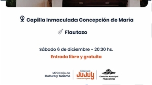 El Ciclo Capillas Musicales lleva a Flautazo a Huacalera