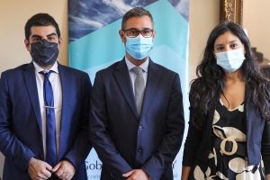 Visita de la Embajadora Marina Cardelli de Canciller&iacute;a
