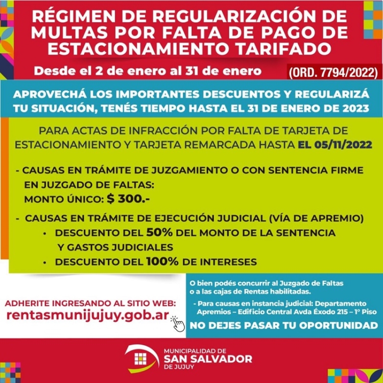 Inicia la moratoria para la regularizaci&oacute;n de multas por el estacionamiento tarifado