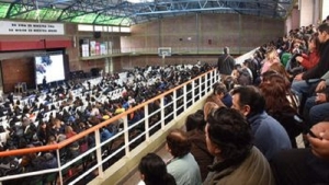 Educadores cat&oacute;licos reunidos en un encuentro nacional