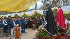 Sadir particip&oacute; de las fiestas patronales de Los Lapachos y recorri&oacute; obras en la zona
